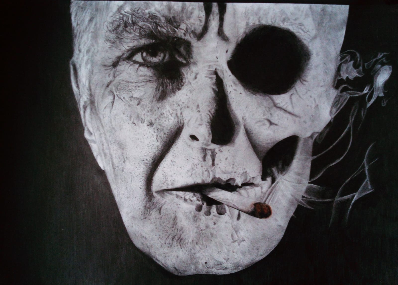 Addicted to Death - drawing by Elisa Neri