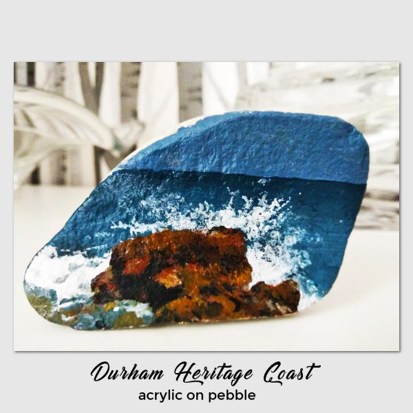 Durham Heritage Coast - Illustrazione digitale - Elisa Neri