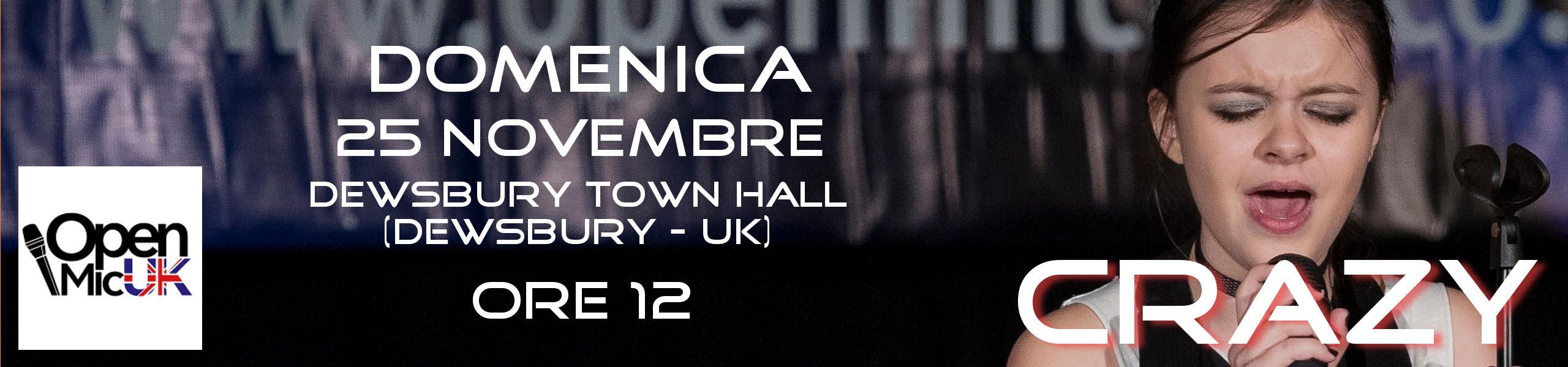 Elisa Neri - Area Fianl - Open Mic UK - Dewsbury Town Hall - UK